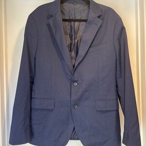 Bonobos Jetsetter Wool Blazer - Light Navy, Athletic Fit